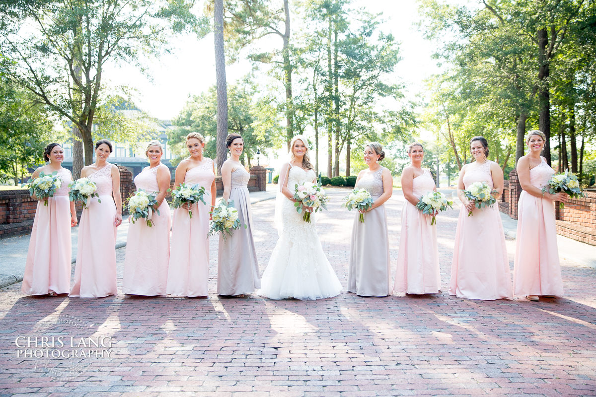 river landing weddings - bridesmaids - groomsman - bridal party photography - bride- groom - bridal party photo ideas - 