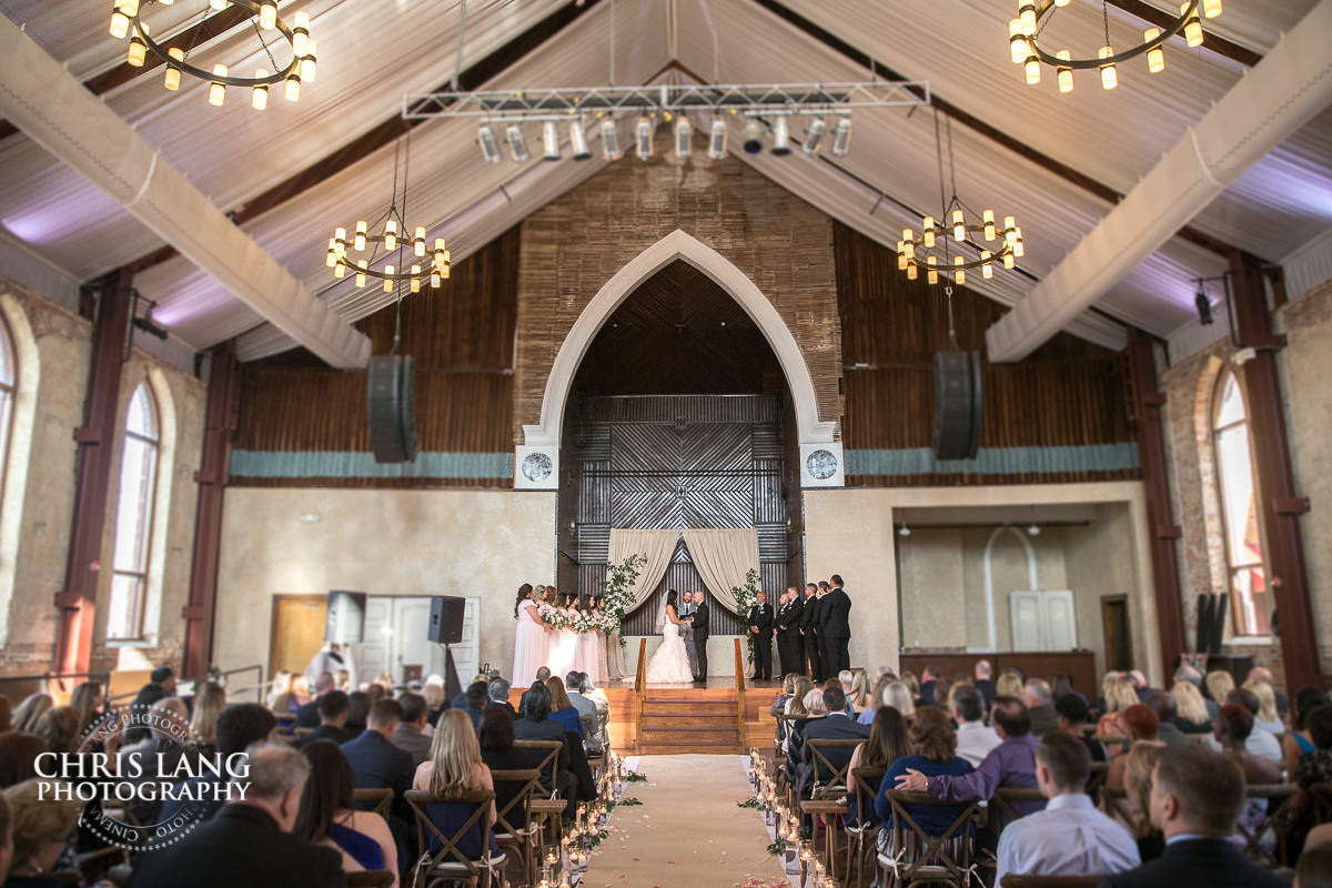 Brooklynn Arts Center Wedding Ceremony - Wedding ceremony photo - Wedding ceremonies - bride - groom - bridal party - wedding ceremony photography - ideas - Wilmingotn NC Wedding Photography