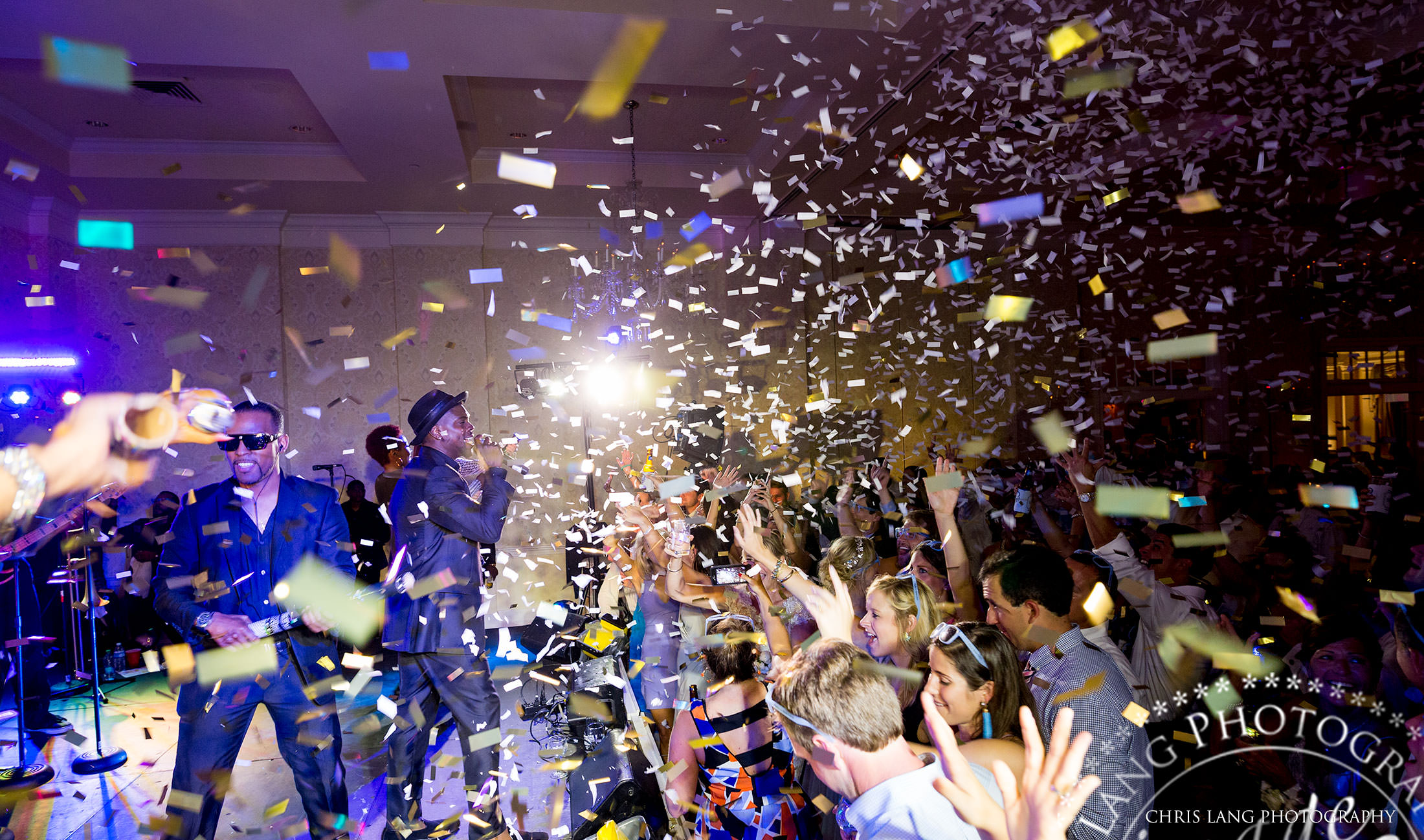 Cape Fear Country Club - wilmington nc wedding photography - wedding reception photo - wedding band - music - dancing